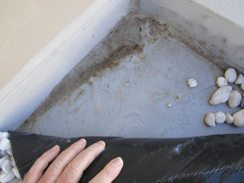 Incorrect rooftop membrane is emulsifying